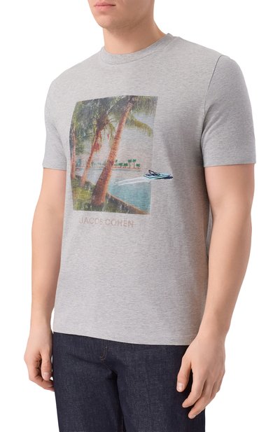 Хлопковая футболка JACOB COHEN, арт. JUR_4R002 002 M4530 L1, фото 3