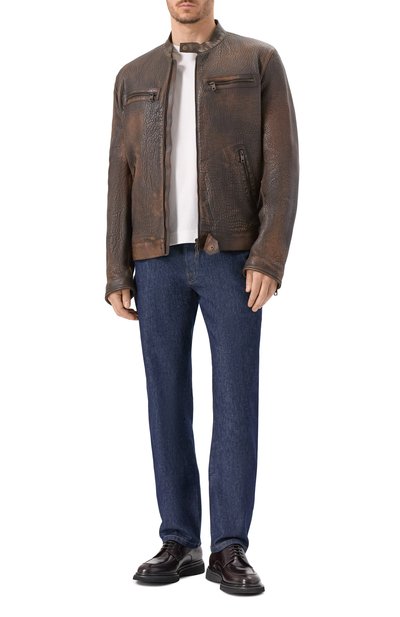 Кожаная куртка DOLCE & GABBANA, арт. G9AZZL/HULXP, фото 2