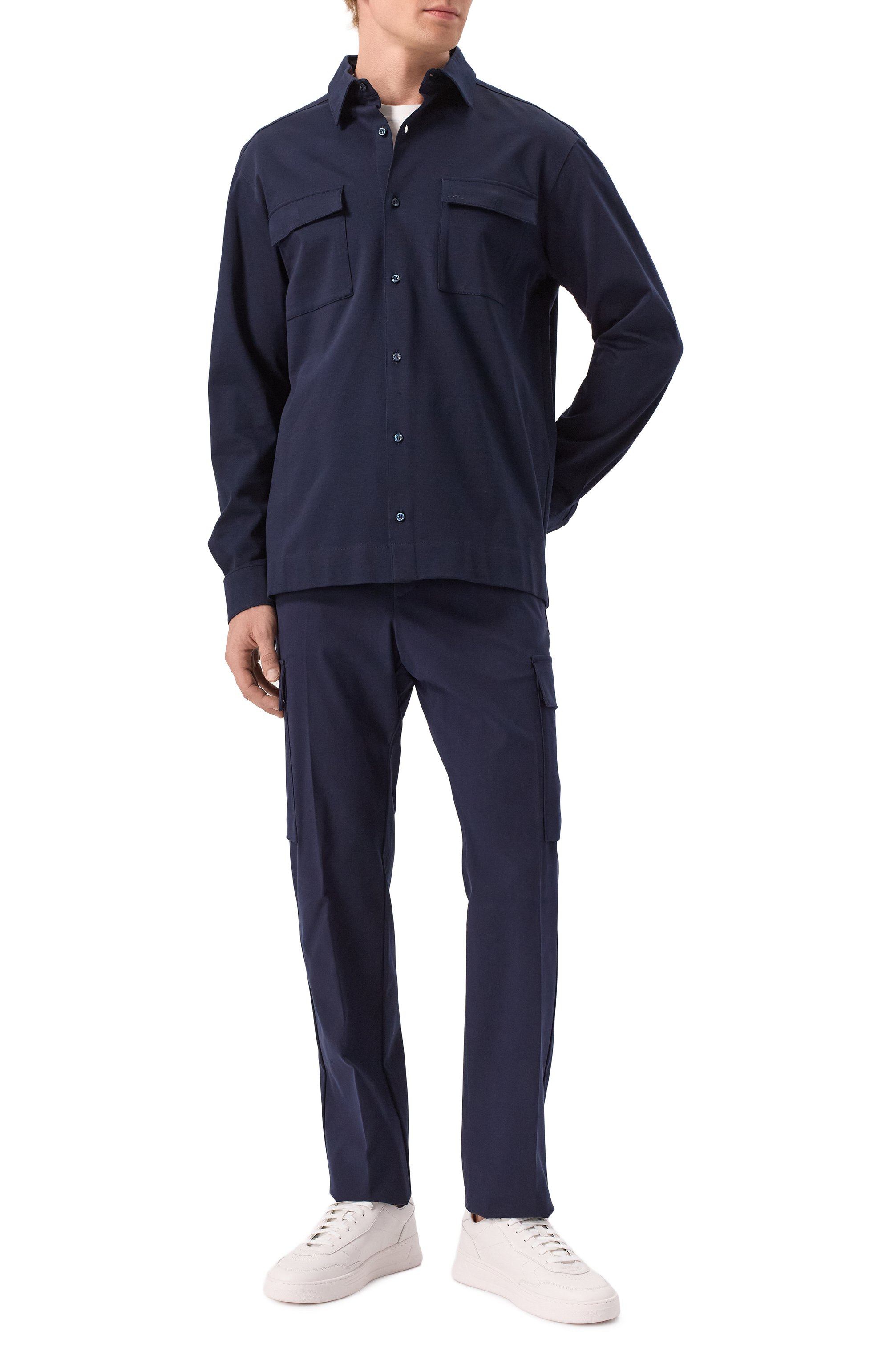 Хлопковая рубашка PAUL&SHARK, арт. 25413352/XL, фото 2