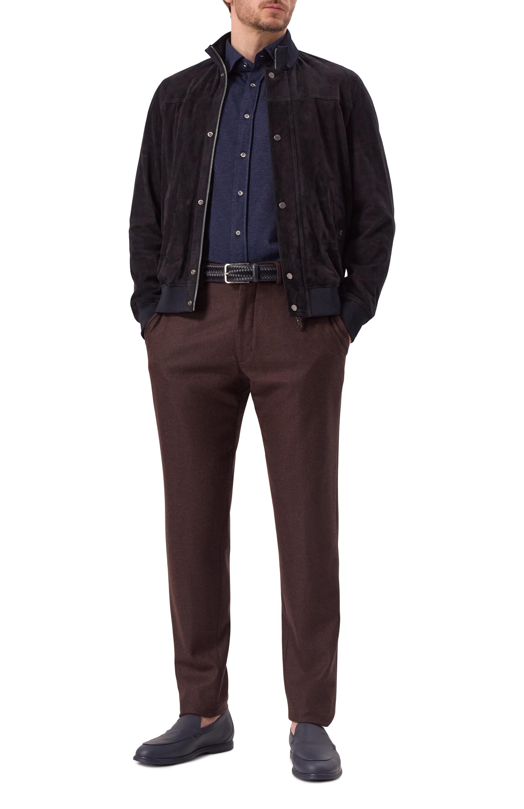 Кожаные лоферы STEFANO RICCI, арт. UC64_G2344/MRWY, фото 2