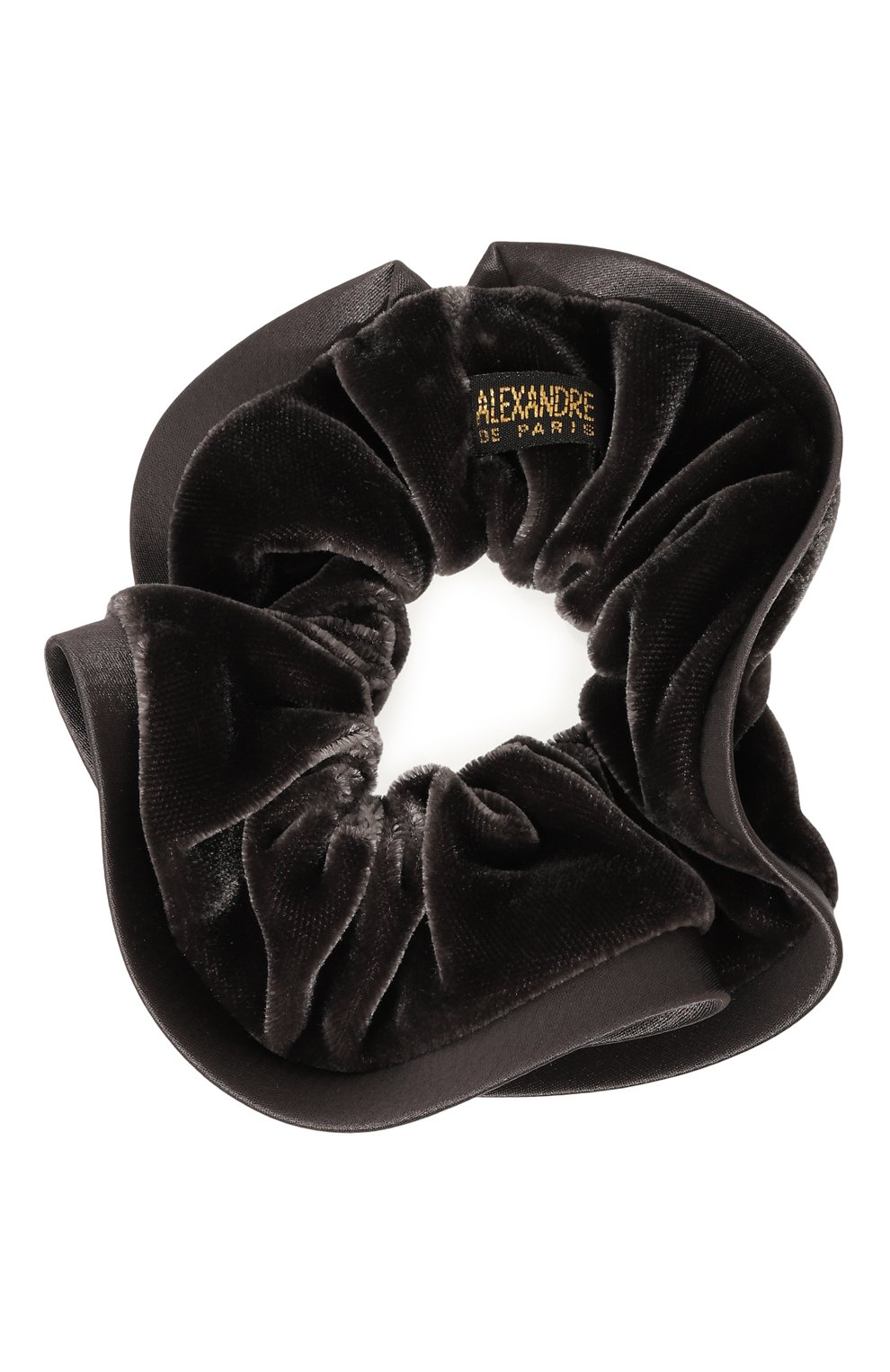 Резинка для волос ALEXANDRE DE PARIS темно-серого цвета по цене 25840 руб., арт. TCH-17499-PM G, фото 3 Резинка для волос ALEXANDRE DE PARIS, арт. TCH-17499-PM G, фото 3