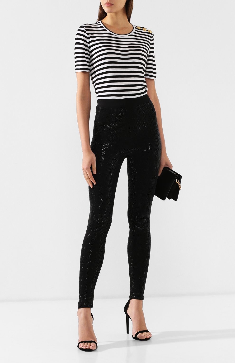 Футболка в полоску BALMAIN, арт. RF11096/V026, фото 2