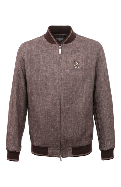Мужской льняной бомбер ZILLI, арт. MF0-84060-G13711/0001