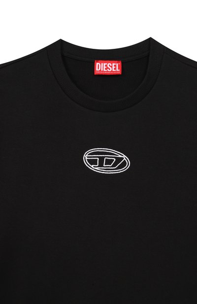 Хлопковый свитшот DIESEL, арт. J02621/0GEAD, фото 3