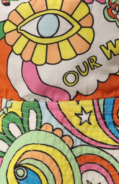 Хлопковая панама STELLA MCCARTNEY разноцветного цвета по цене 5315 руб., арт. TS0007, фото 3 Хлопковая панама STELLA MCCARTNEY, арт. TS0007, фото 3