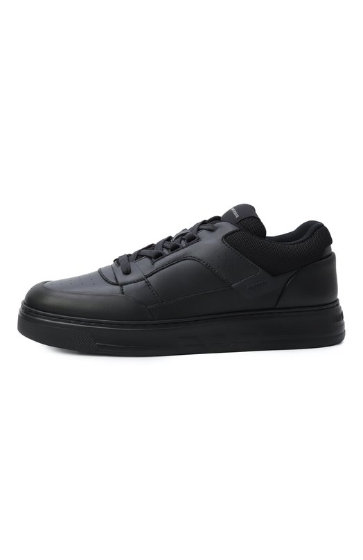 Кожаные кеды Emporio Armani EM002855/AF18018 Чёрный  EM002855/AF18018 Фото 4