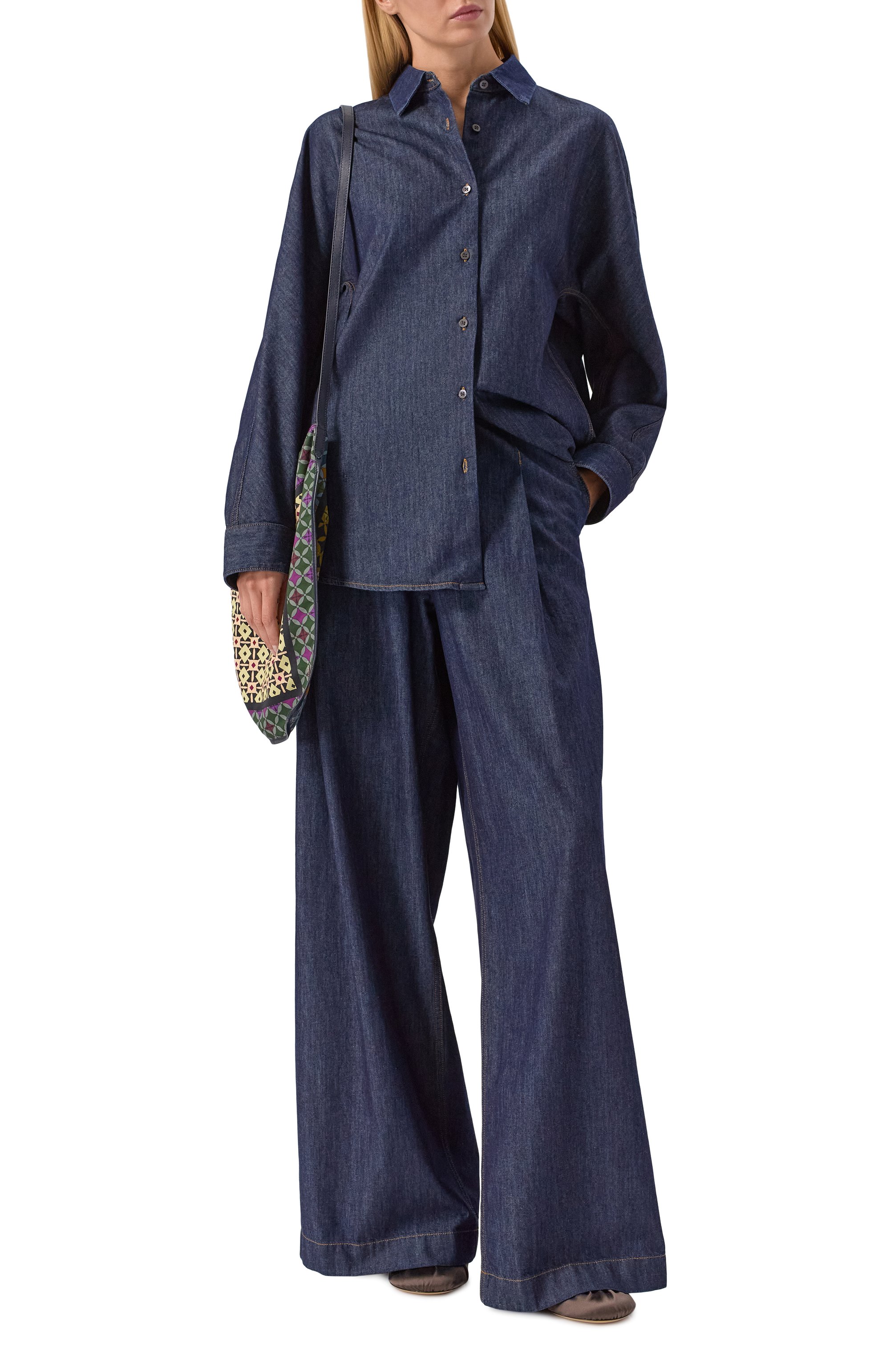 Джинсовая рубашка DRIES VAN NOTEN, арт. 130729/3386, фото 2