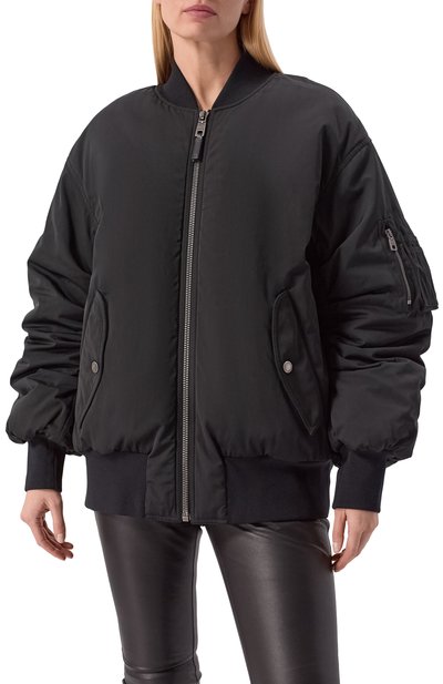 Бомбер DOLCE & GABBANA черного цвета по цене 257500 руб., арт. F9T50T/HUMV3, фото 3 Бомбер DOLCE & GABBANA, арт. F9T50T/HUMV3, фото 3