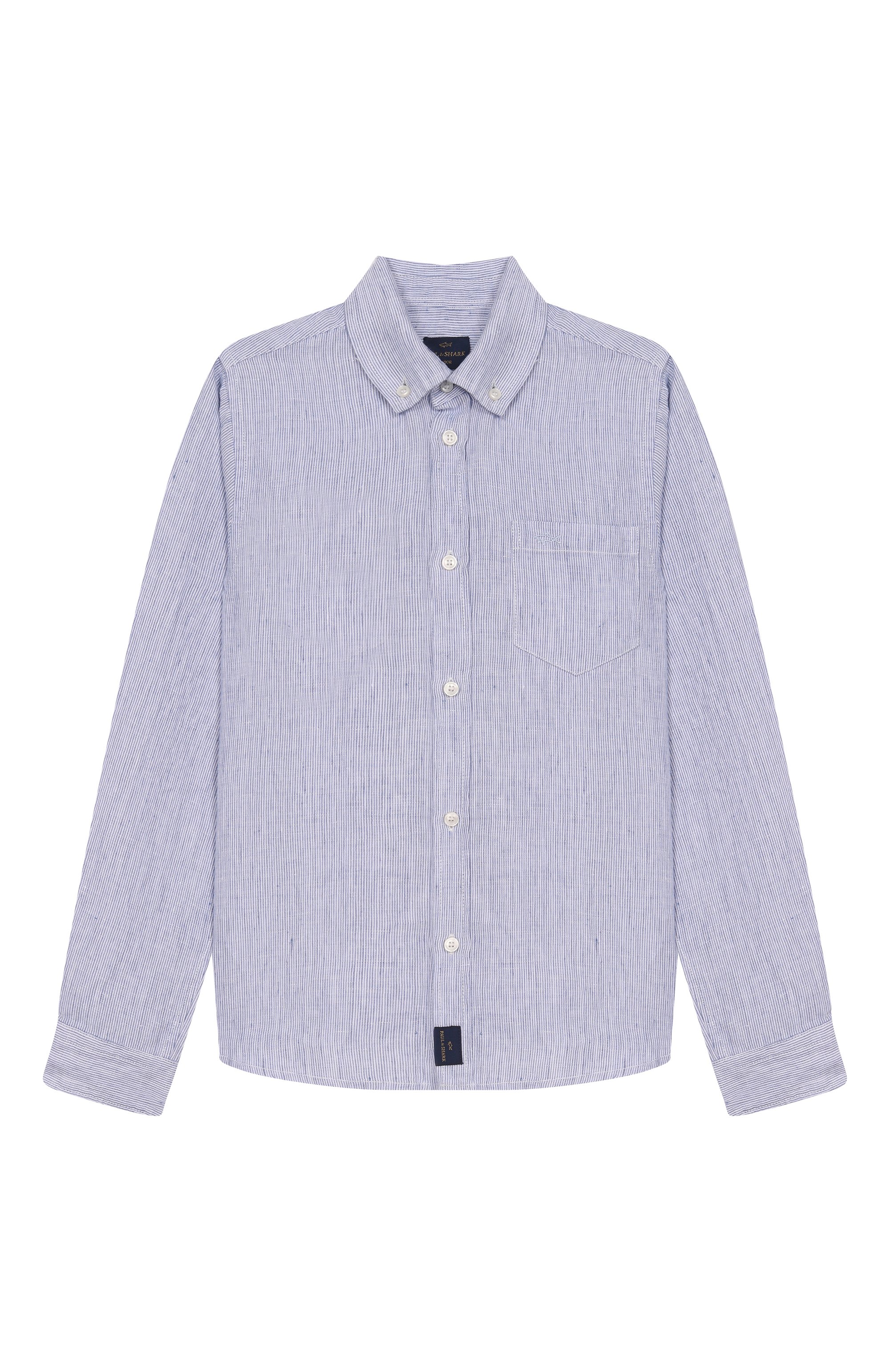 Льняная рубашка PAUL & SHARK JUNIOR, арт. WUC000/LUE02/10A-16A, фото 1