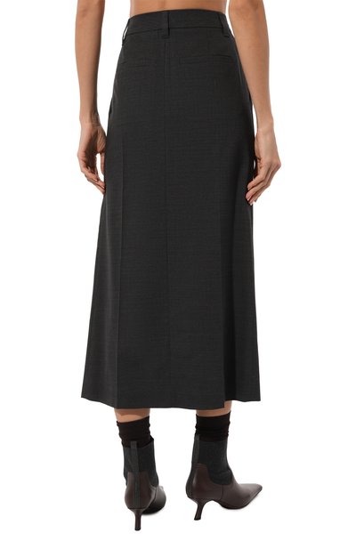 Шерстяная юбка BRUNELLO CUCINELLI, арт. MP154G3665, фото 4