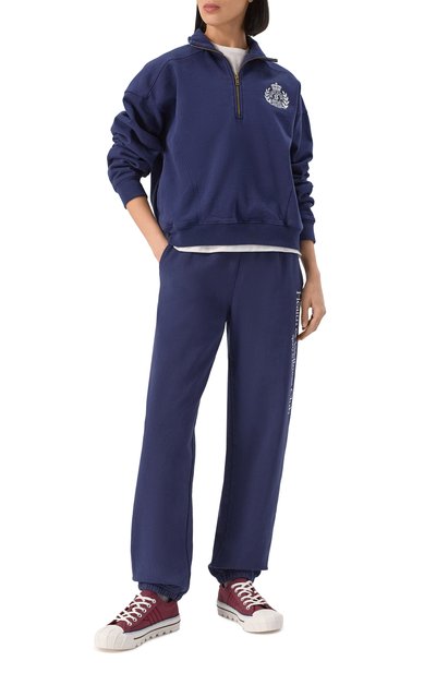 Хлопковый свитшот SPORTY AND RICH, арт. ST073612241BL106, фото 2