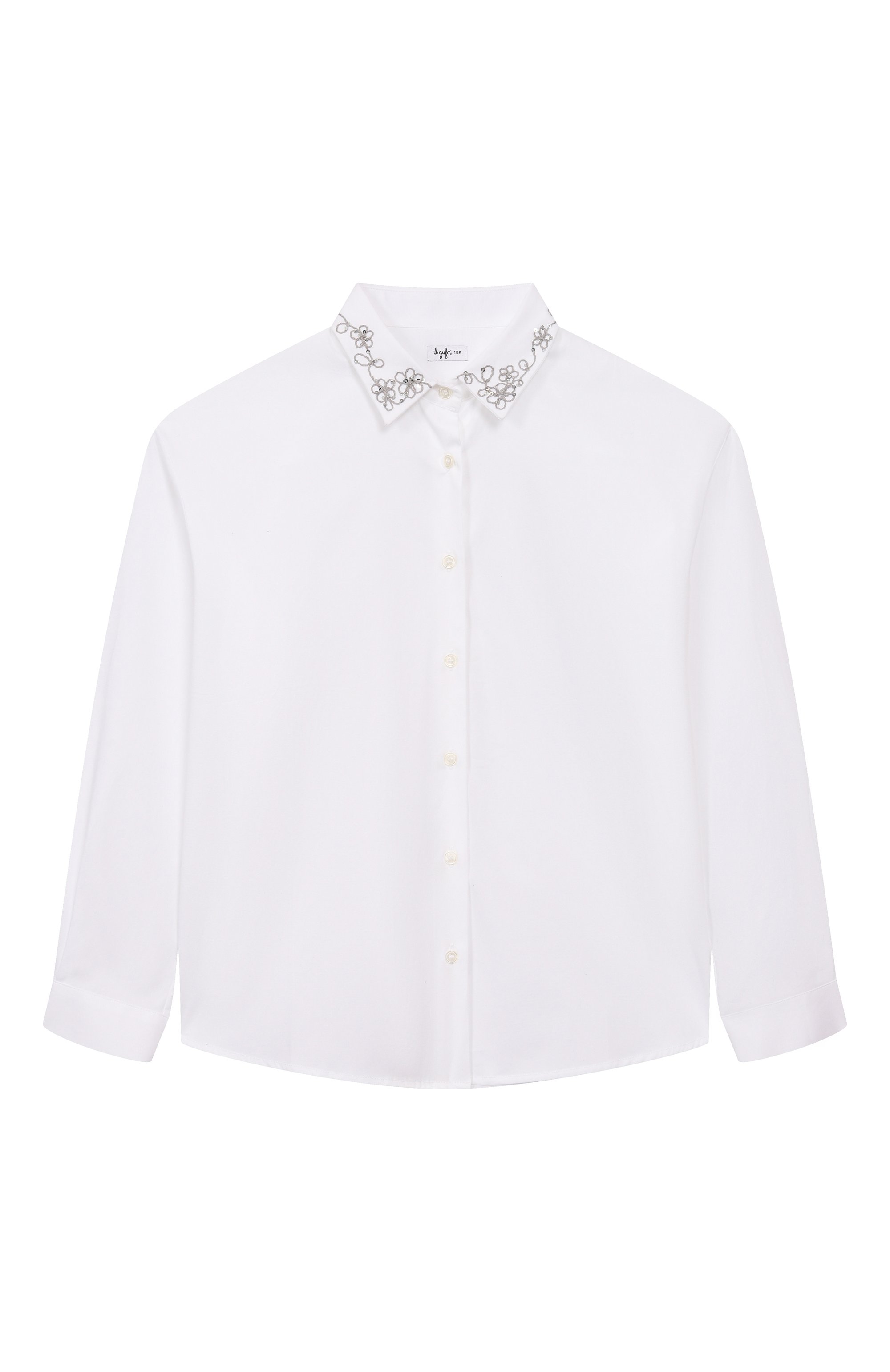 Хлопковая рубашка IL GUFO, арт. A25GCL0016C0066/10-14, фото 1