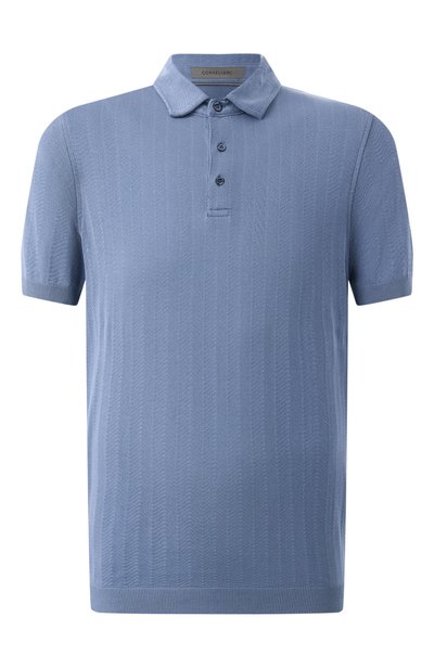 Мужская хлопковое поло CORNELIANI, арт. 25G521-2525007