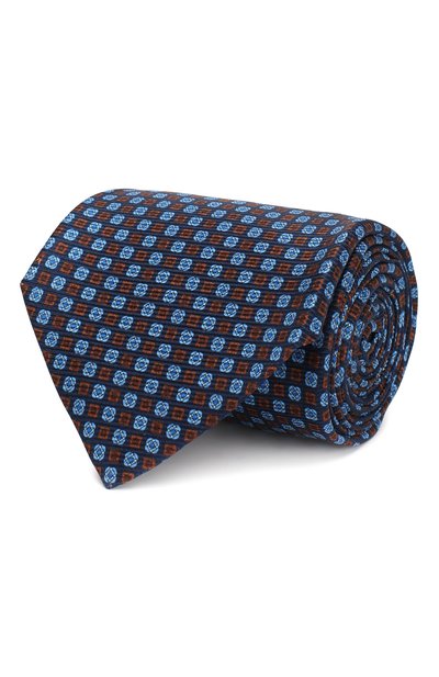 Мужской шелковый галстук KITON, арт. UCRVKLC08F11