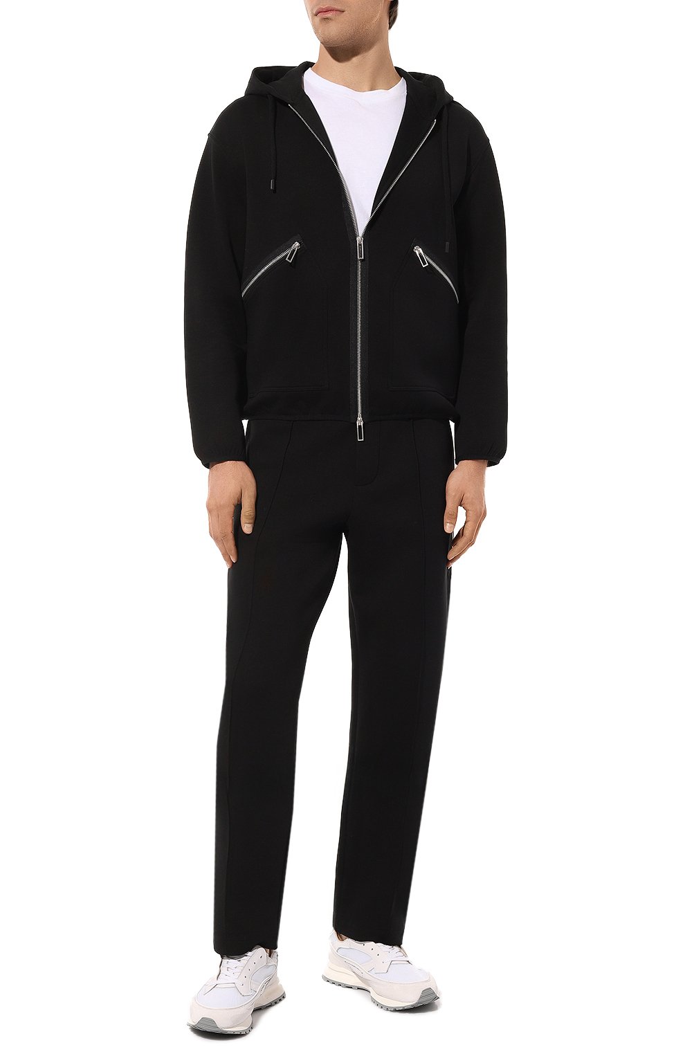 Хлопковые брюки EMPORIO ARMANI, арт. 6R1PU2/1JHSZ, фото 2