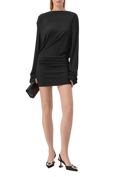 Текстильные туфли begum sling 70 AMINA MUADDI, арт. BEGUM MESH SLING 70MM/MESH, фото 3