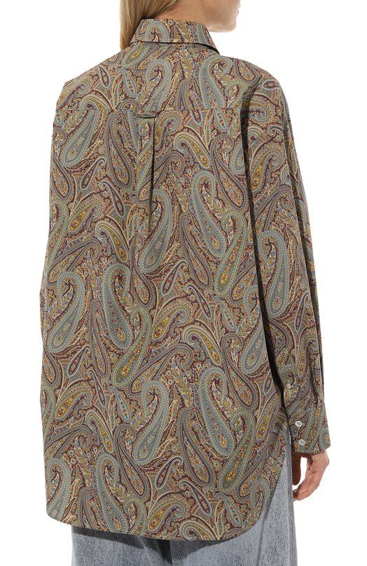 Хлопковая рубашка Noble&Brulee NB001/290623/21155 Разноцветный  NB001/290623/21155 Фото 4
