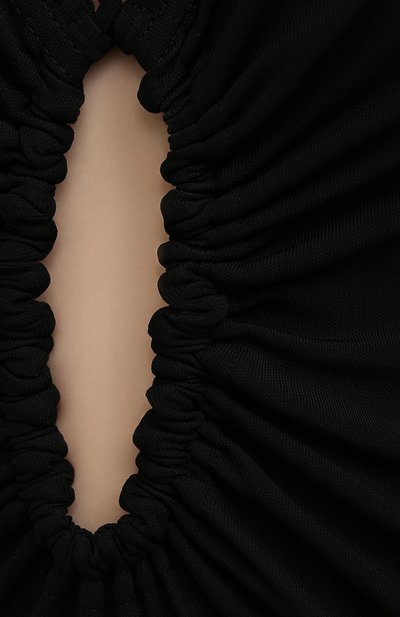 Платье из вискозы VICTORIA BECKHAM черного цвета по цене 158000 руб., арт. 1221WDR002533A, фото 5 Платье из вискозы VICTORIA BECKHAM, арт. 1221WDR002533A, фото 5