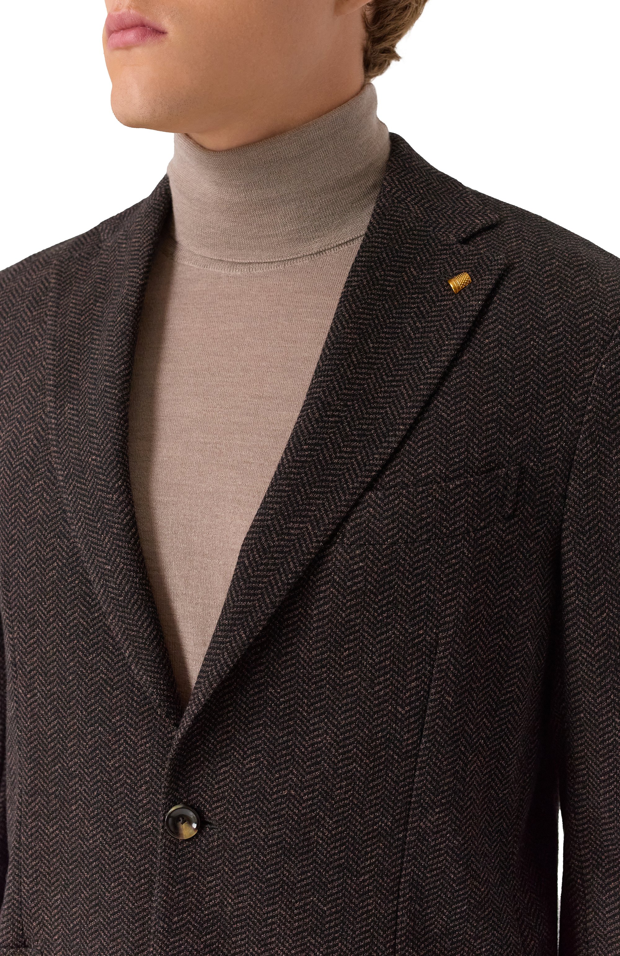 Пиджак из шерсти и хлопка SARTORIA LATORRE, арт. JD74/JG031, фото 5