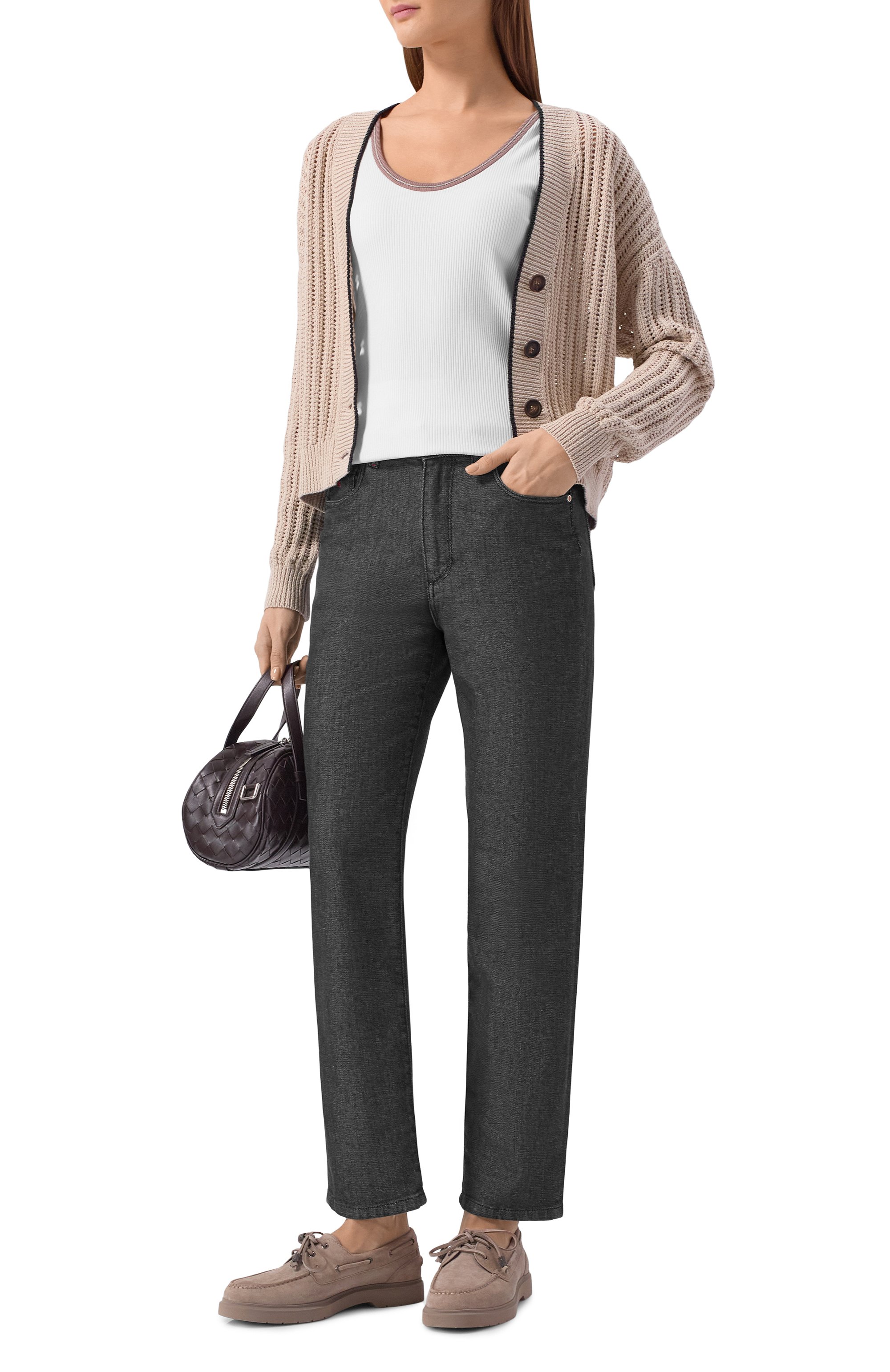 Хлопковая майка BRUNELLO CUCINELLI, арт. MG902D0310, фото 2