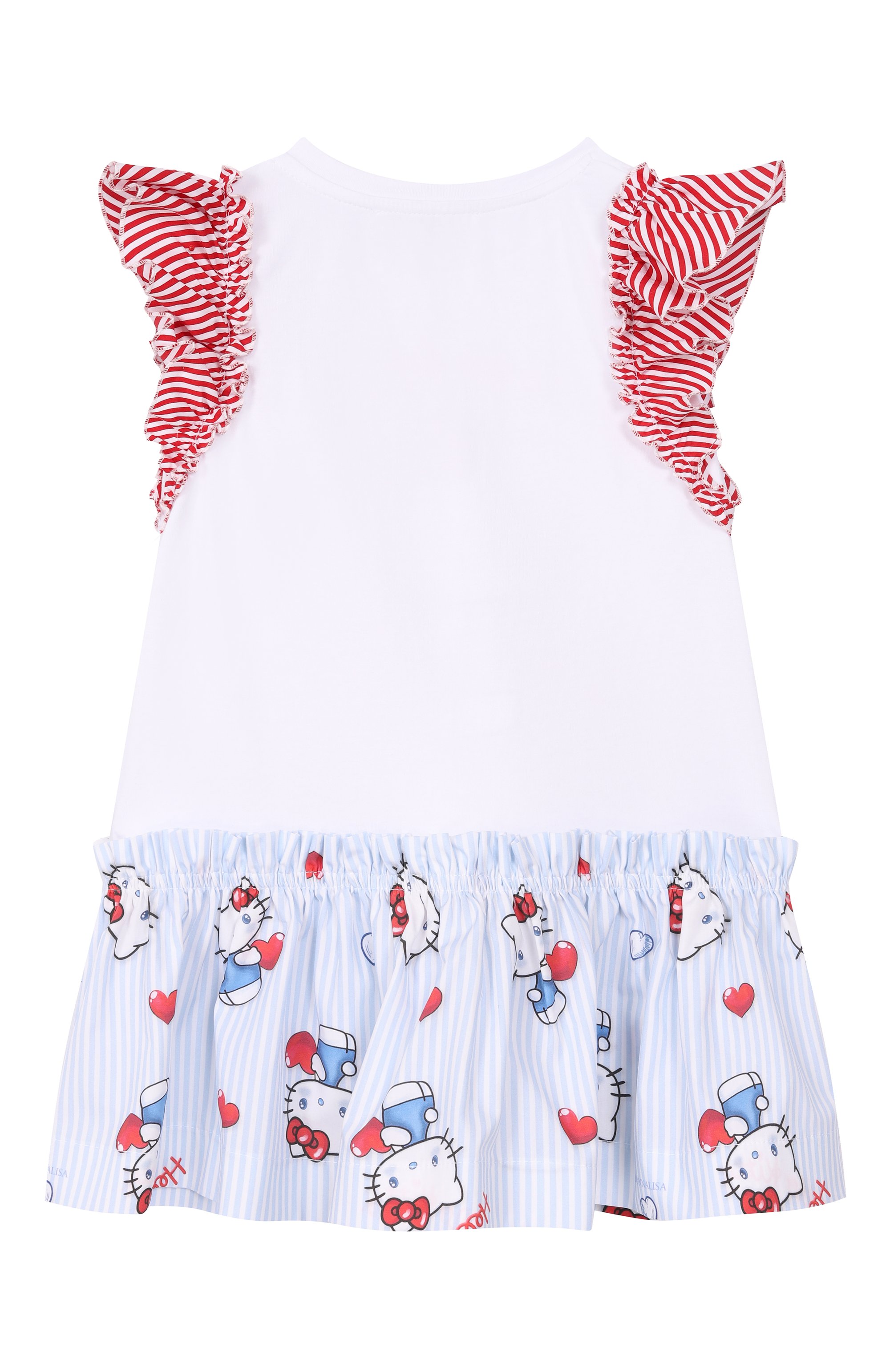 Хлопковое платье MONNALISA, арт. 11G917, фото 2