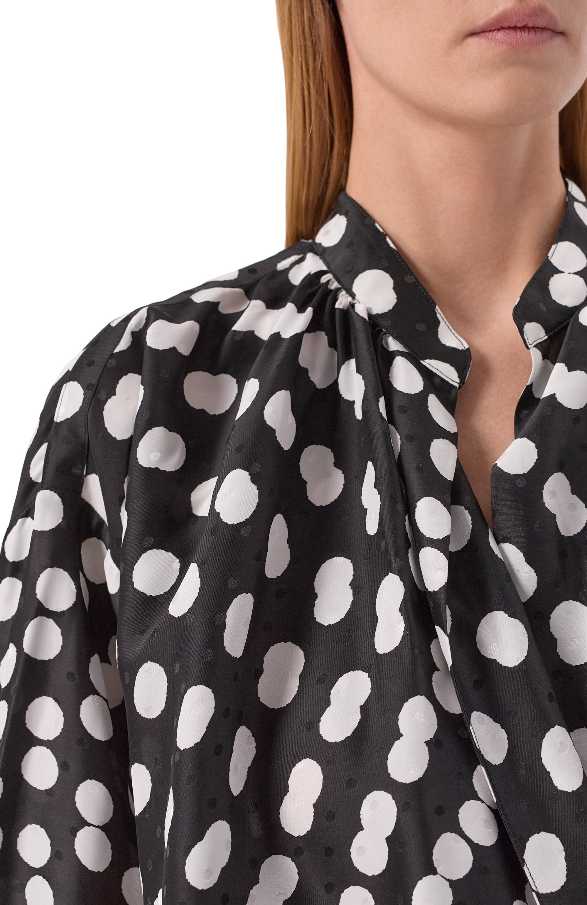 Блузка из вискозы и шелка DRIES VAN NOTEN, арт. 010744-3114, фото 5