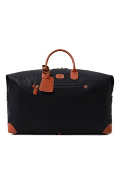 Мужская дорожная сумка life holdall BRIC`S темно-синего цвета, арт. BLF20202.396 | Фото 1 (Материал сплава: Проставлено; Ремень/цепочка: На ремешке; Драгоценные камни: Проставлено; Материал: Экокожа; Размер: large)