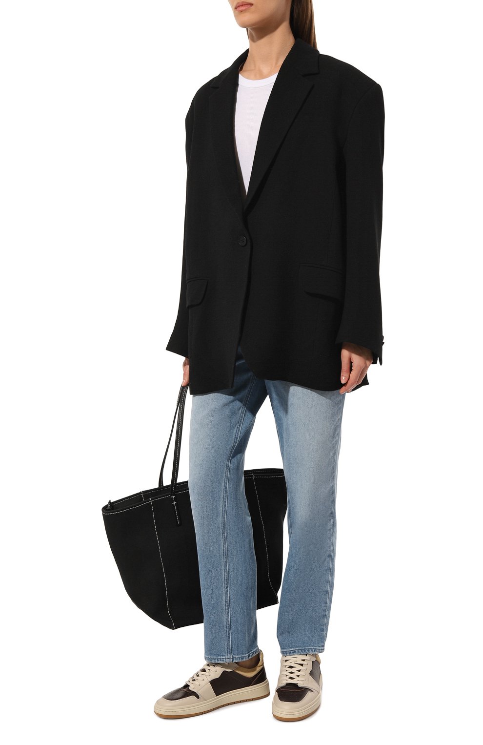 Джинсы sarah straight ankle PAIGE голубого цвета по цене 36450 руб., арт. 8695B61-B149, фото 2 Джинсы sarah straight ankle PAIGE, арт. 8695B61-B149, фото 2