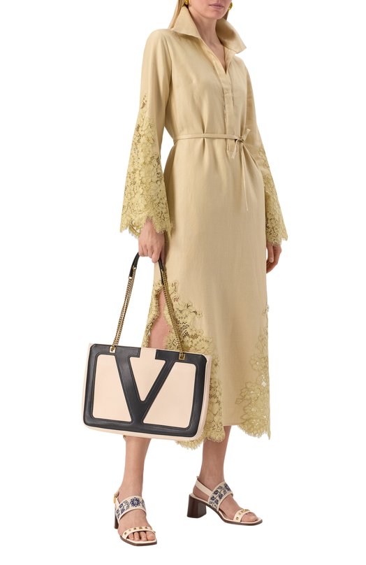 Сумка Viva Superstar medium Valentino 6W2B0R13/PTJ Кремовый  6W2B0R13/PTJ Фото 7