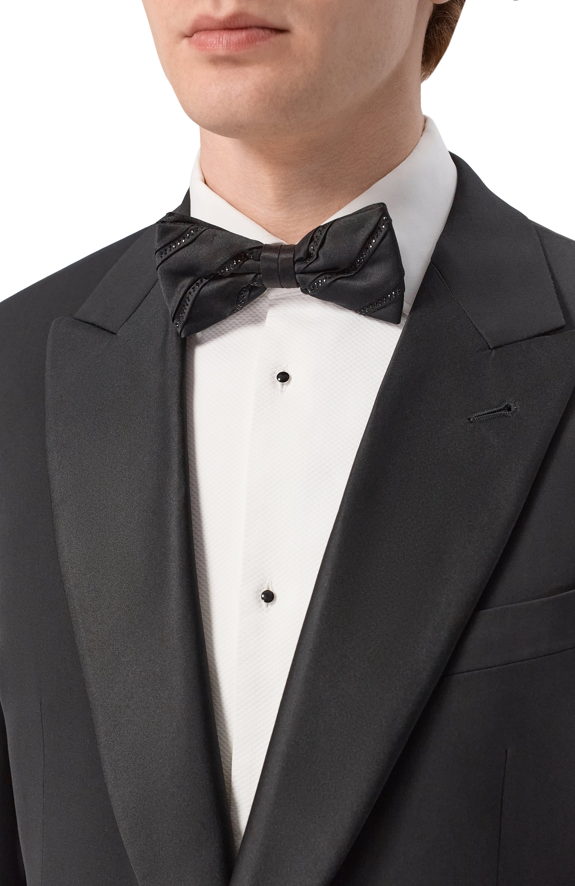 Шелковый галстук-бабочка STEFANO RICCI, арт. HPSC46S/SW476, фото 2