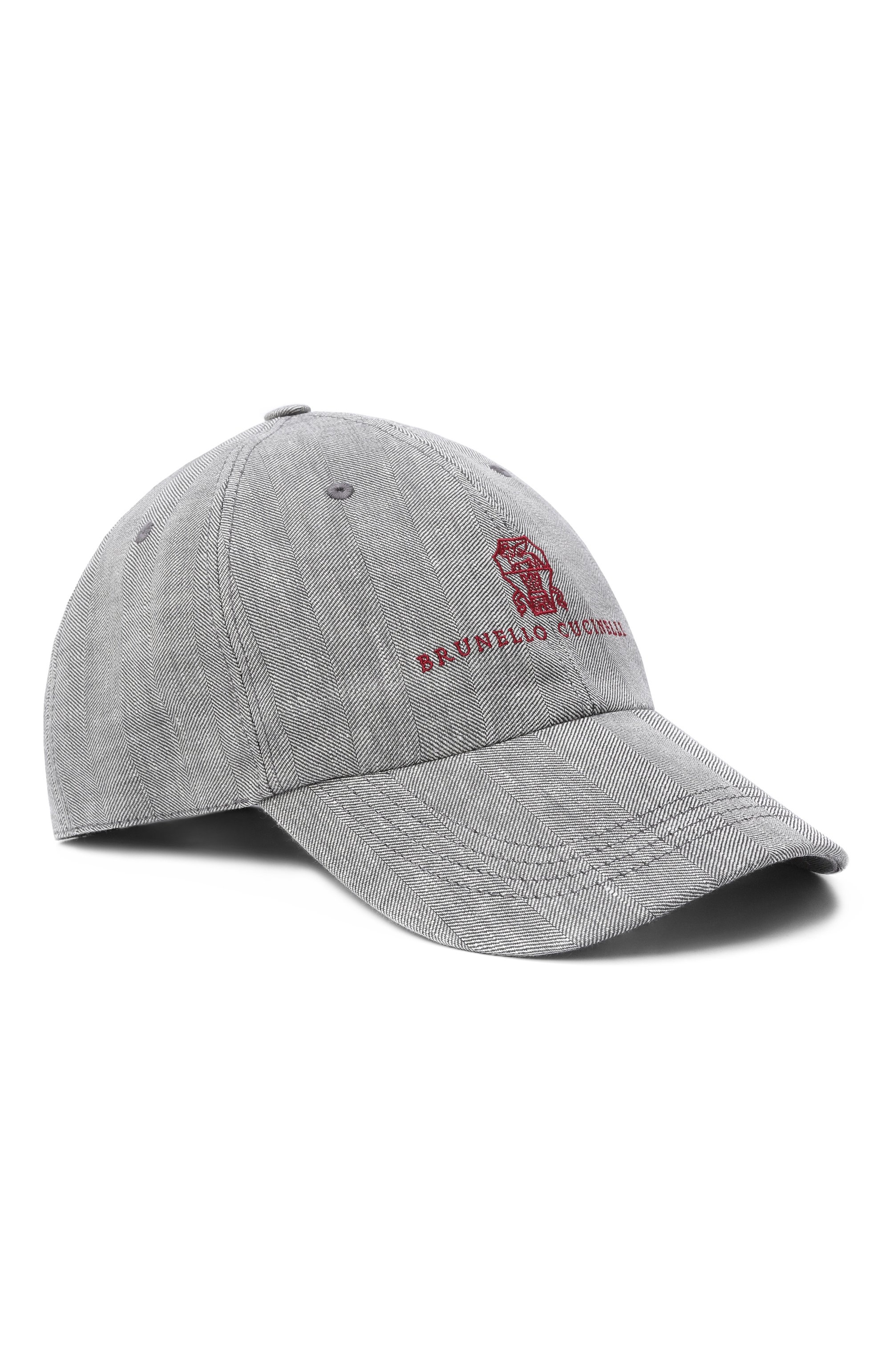 Бейсболка изо льна и шерсти BRUNELLO CUCINELLI, арт. MZ4089850, фото 1