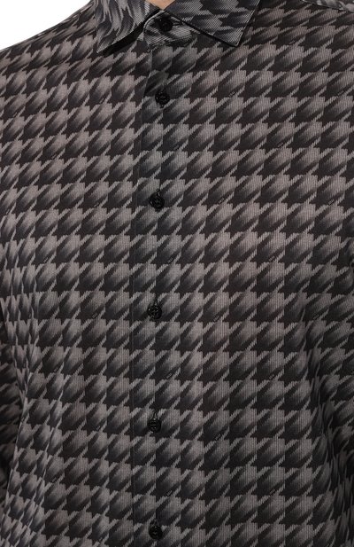 Хлопковая рубашка ZILLI, арт. CLAF01ZS8RF01ZSG18266, фото 5