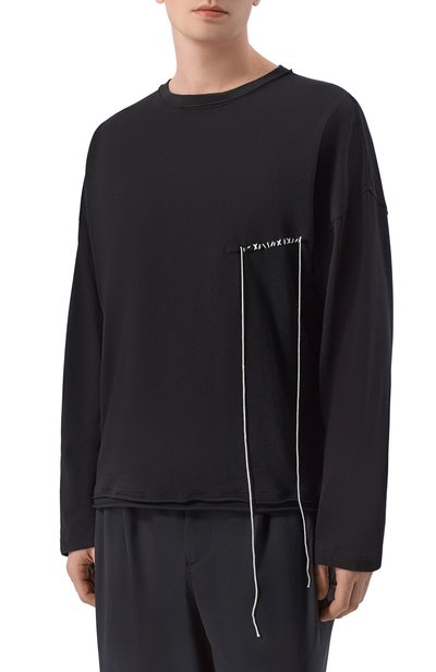 Хлопковый лонгслив ISABEL BENENATO, арт. UJ23S26, фото 3