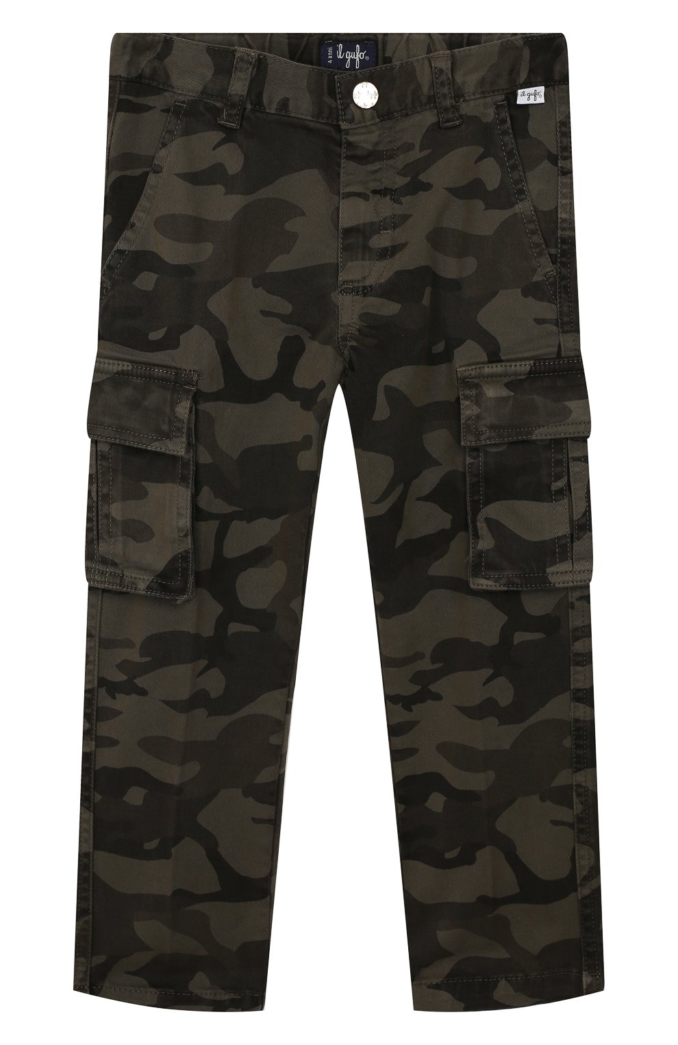 Хлопковые брюки-карго IL GUFO, арт. A19PL290C4053/2A-4A, фото 1