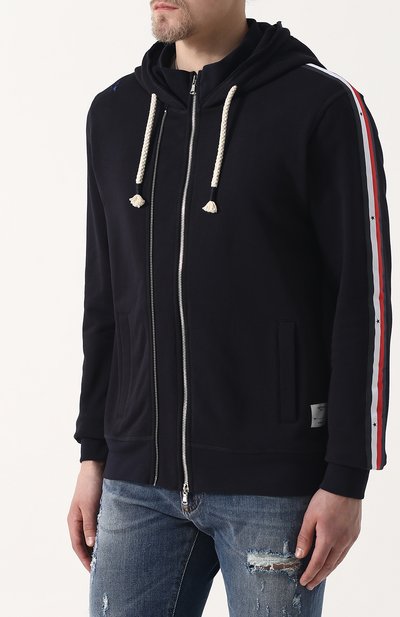 Хлопковая толстовка на молнии с капюшоном THE EDITOR, арт. E406973L23/5081, фото 3