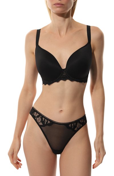 Трусы-стринги MAISON LEJABY черного цвета по цене 7720 руб., арт. 19162, фото 2 Трусы-стринги MAISON LEJABY, арт. 19162, фото 2