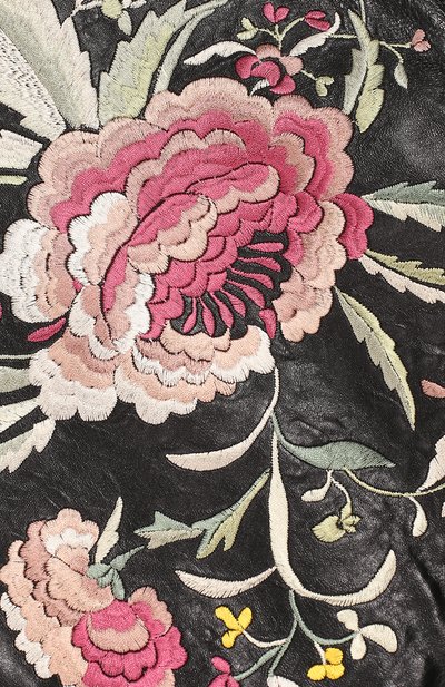 Кожаная куртка с вышивкой на спине GUCCI, арт. 529073/XG709, фото 3