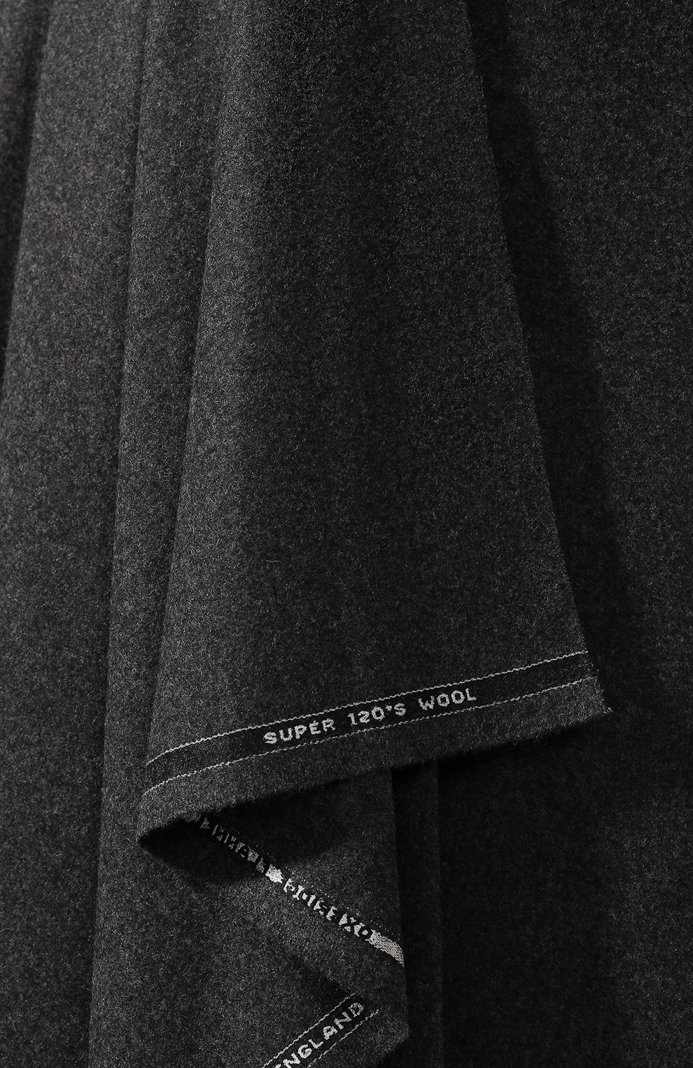 Шерстяное пальто ALEXANDER MCQUEEN темно-серого цвета по цене 323500 руб., арт. 594017/QJAAN, фото 5 Шерстяное пальто ALEXANDER MCQUEEN, арт. 594017/QJAAN, фото 5