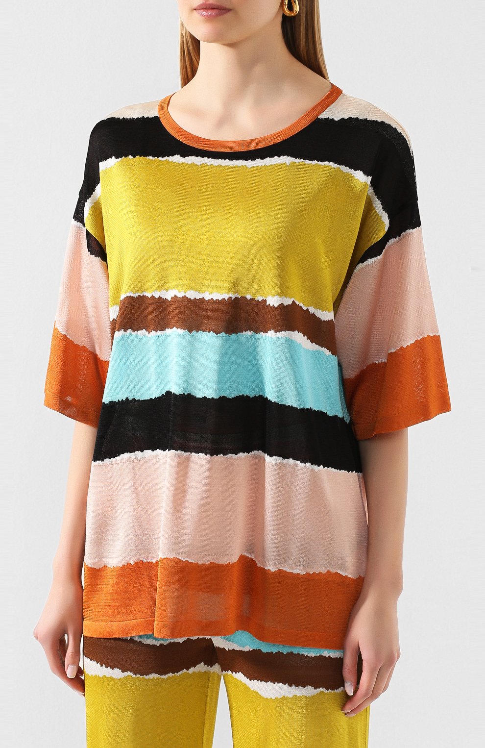 Футболка из вискозы MISSONI, арт. MDN00175/BK00KJ, фото 3