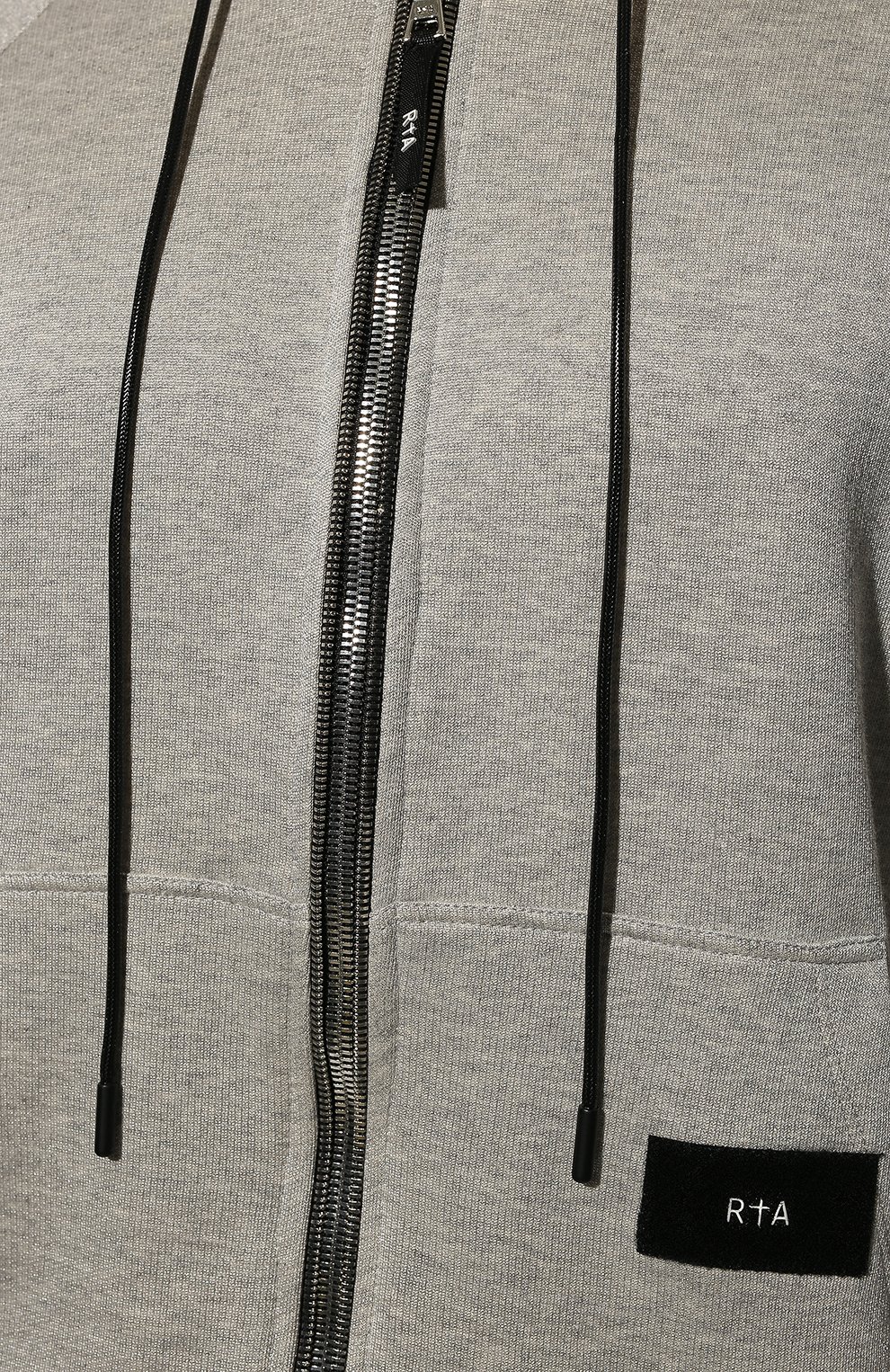 Хлопковая толстовка RTA, арт. MS22-A786-7288LTGRY, фото 5