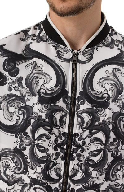 Шелковый бомбер DOLCE & GABBANA, арт. G9BLZT/HI1S6, фото 5