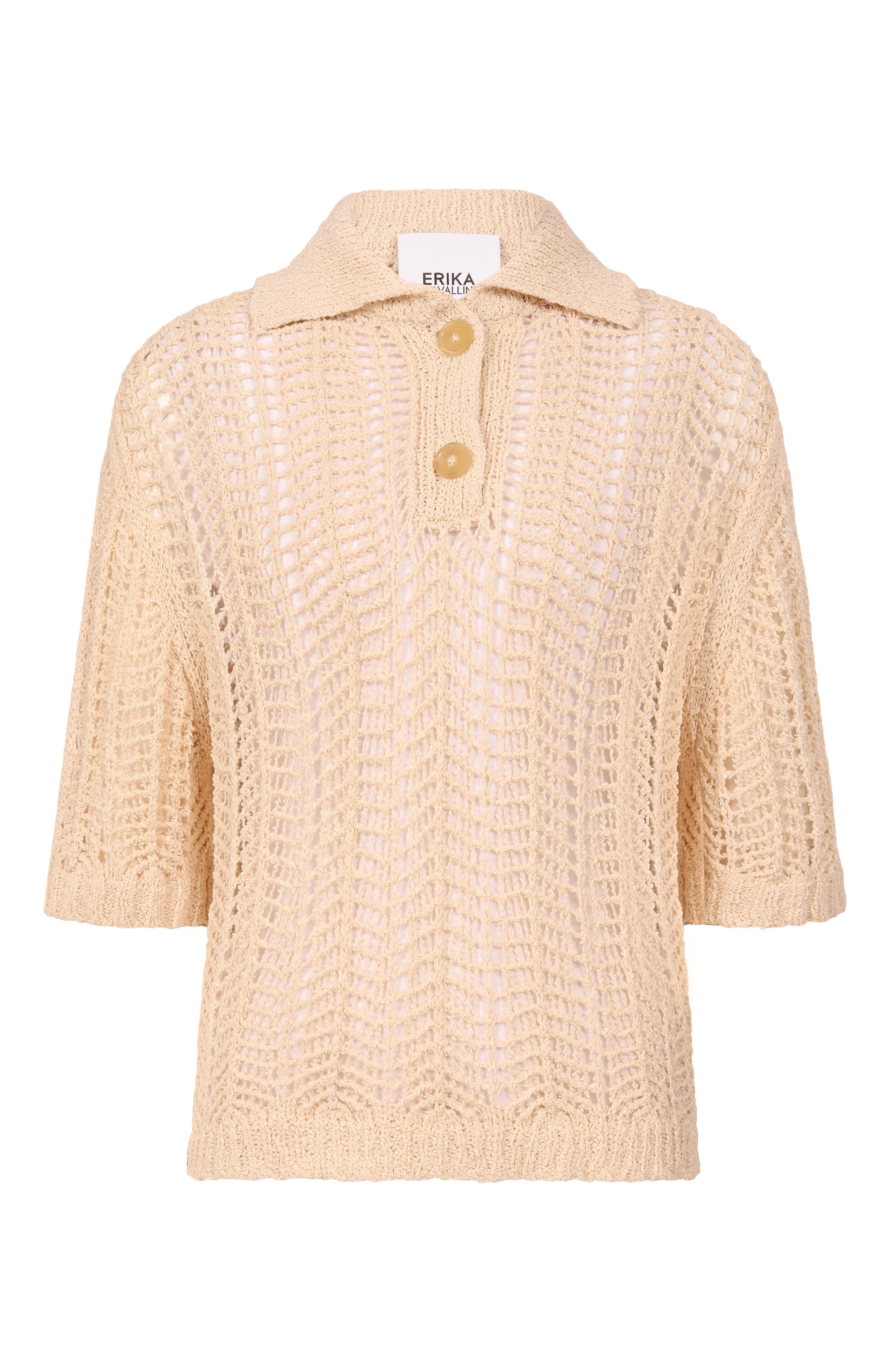 Хлопковое поло ERIKA CAVALLINI, арт. P6SB51, фото 1