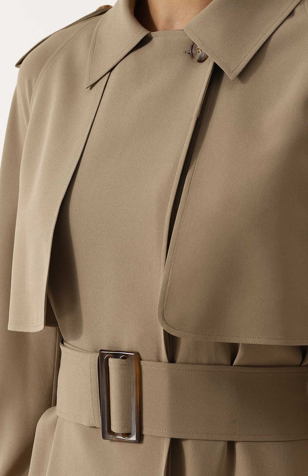 Приталенное шелковое платье с поясом MICHAEL KORS COLLECTION, арт. KDK/425AKK552, фото 5