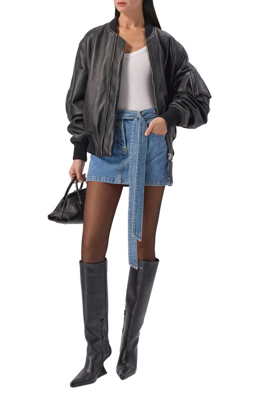 Джинсовая юбка The Attico 260WCR00154/DDD116AA Голубой  260WCR00154/DDD116AA Фото 2