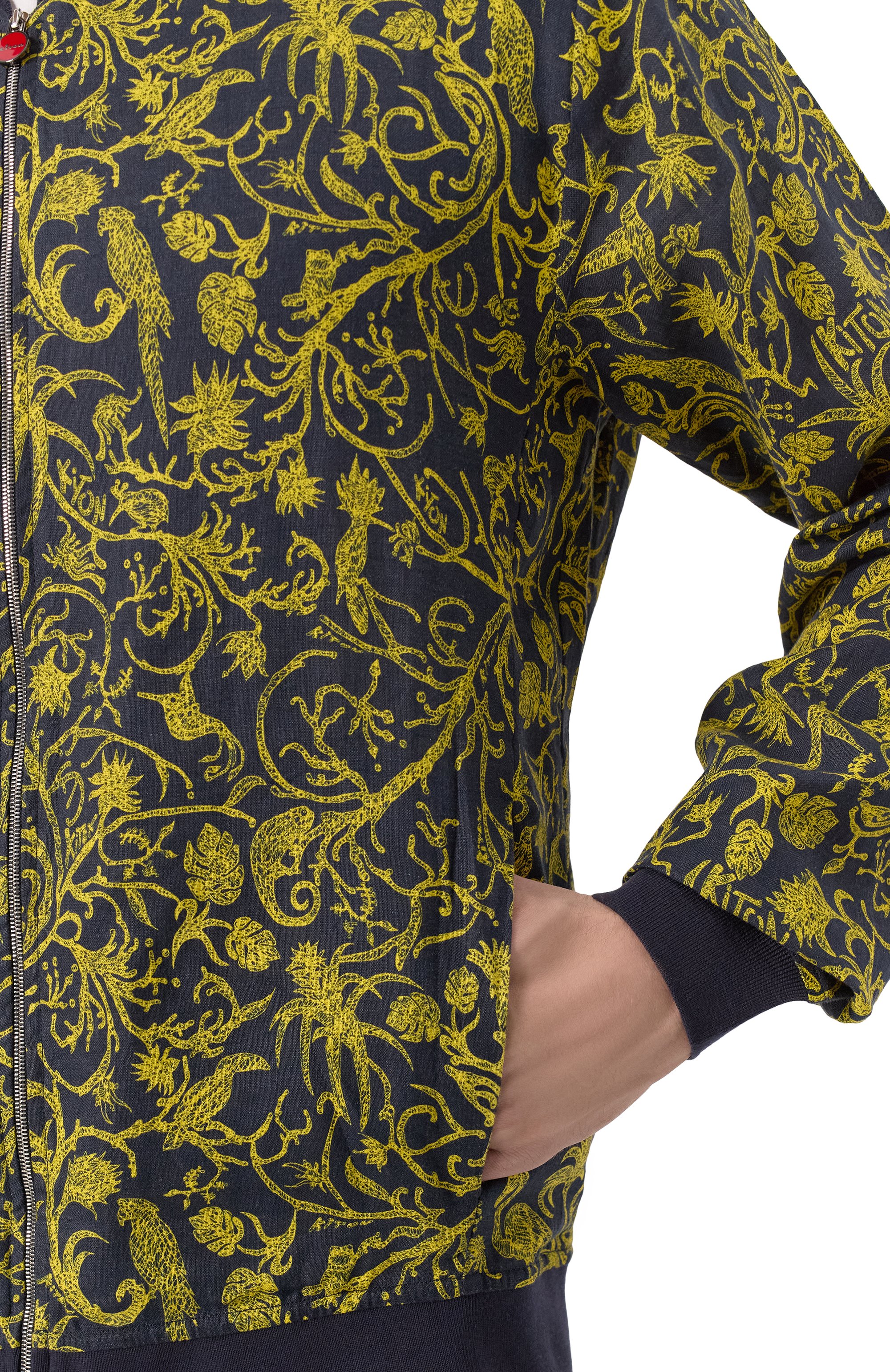 Льняной бомбер KITON, арт. UG0001H0930301, фото 5