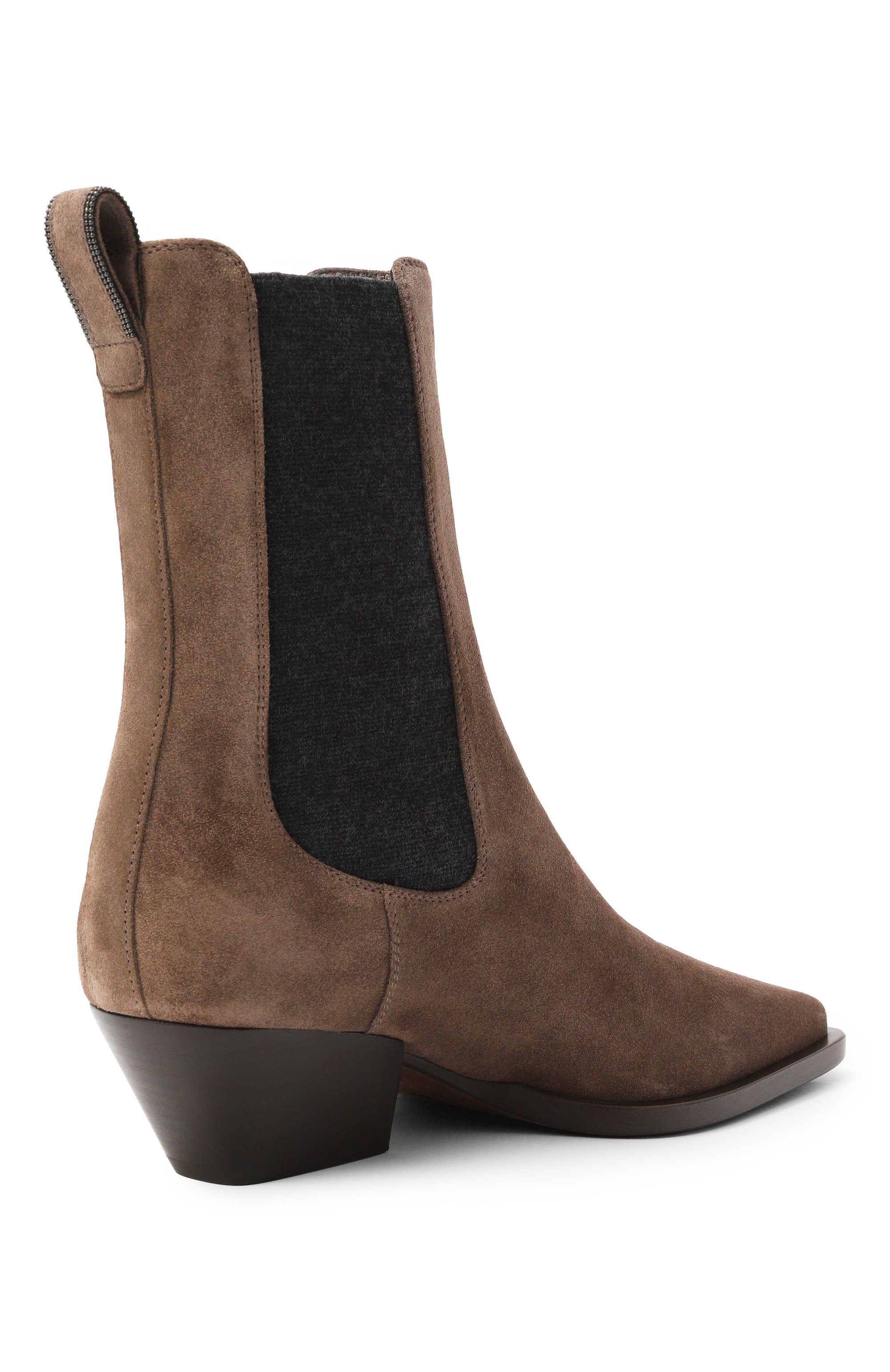 Замшевые ботильоны BRUNELLO CUCINELLI, арт. MZSFC3080P, фото 5