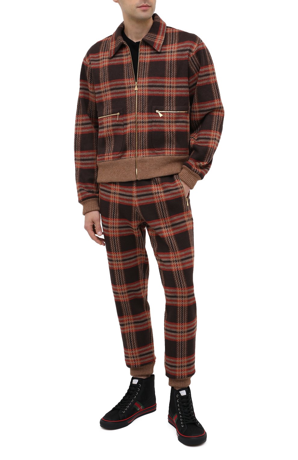 Текстильные кеды gucci tennis 1977 GUCCI, арт. 628717/H9H80, фото 2