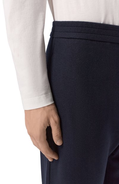 Кашемировые брюки GIORGIO ARMANI темно-синего цвета по цене 312000 руб., арт. 3GSP53/SJKEZ, фото 5 Кашемировые брюки GIORGIO ARMANI, арт. 3GSP53/SJKEZ, фото 5
