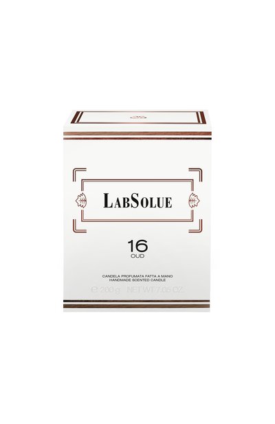 Свеча 16 oud (200g) LABSOLUE бесцветного цвета по цене 14770 руб., арт. 8011530971038, фото 2 Свеча 16 oud (200g) LABSOLUE, арт. 8011530971038, фото 2