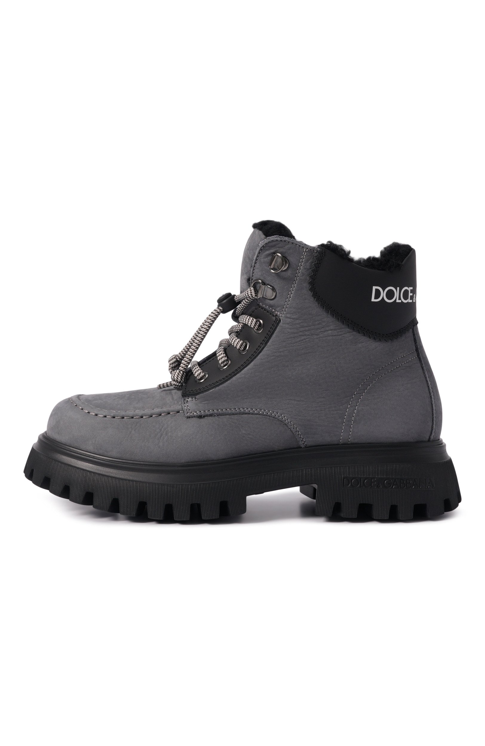 Кожаные ботинки DOLCE & GABBANA, арт. DA5359/A0589_002, фото 2